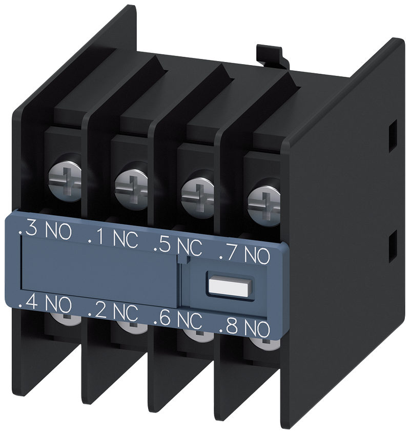 SIEMENS 3RH2911-4FB22 Auxiliary switch 11U, 2 NO+2 NC current paths: 1 NO, 1 NC, 1 NC, 1 NO