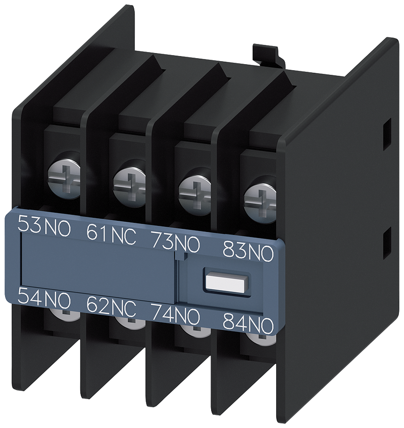 SIEMENS 3RH2911-4GA31 Auxiliary switch, 3 NO+1 NC, current path 1 NO, 1 NC, 1 NO, 1 NO, for contactor relays, S00