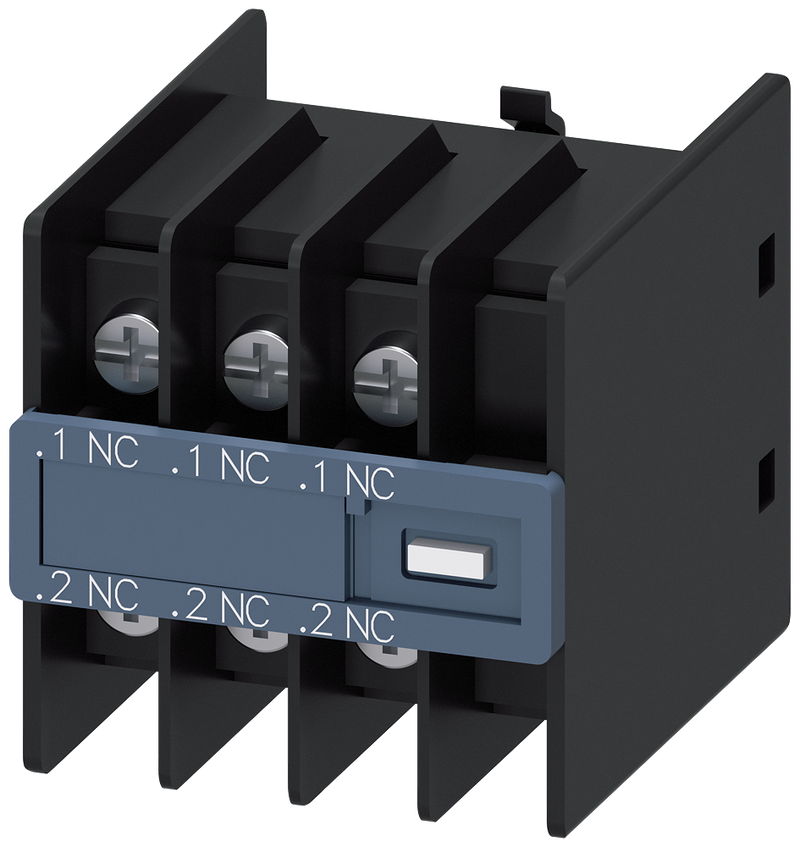 SIEMENS 3RH2911-4HA03 Auxiliary switch 3 NC, current paths: 1 NC, 1 NC, 1 NC, 3RT2,.1/.2,.1/.2,.1/.2
