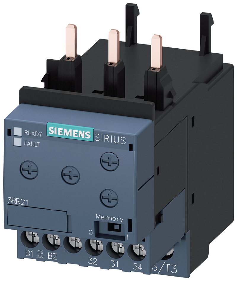 SIEMENS 3RR2142-1AA30 Monitoring relay, can be mounted onto 3RT2 contactor, size S00 basic, 4-40 A