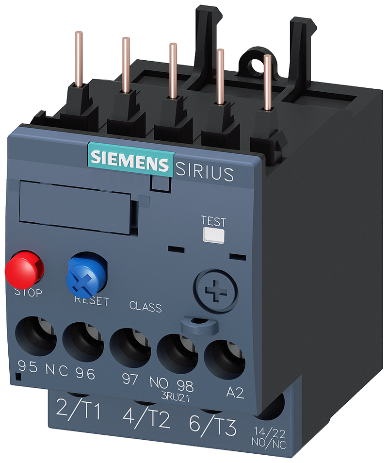 SIEMENS 3RU2116-1FB0 Overload relay 3.5-5.0 A motor protection S00, Class 10, contactor mounting