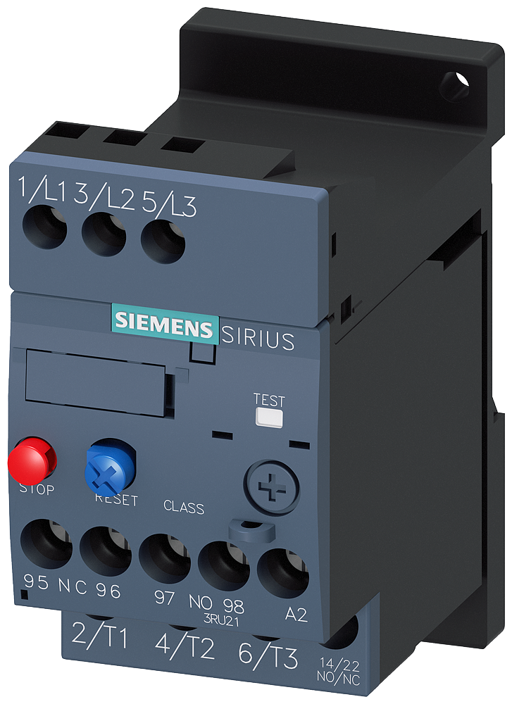 SIEMENS 3RU2116-0JB1 Overload relay 0.70-1.0 A motor protection S00, Class 10