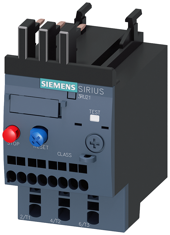 SIEMENS 3RU2116-0BC0 Overload relay 0.14-0.20 A motor protection S00, Class 10, contactor mounting