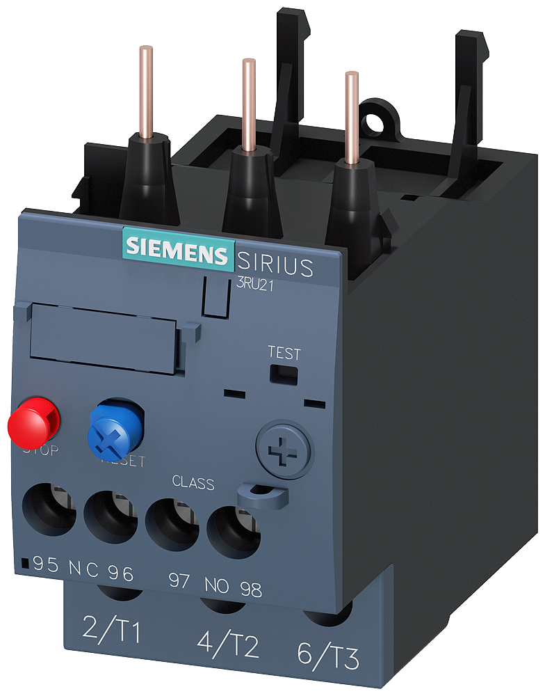 SIEMENS 3RU2126-1FB0 Overload relay 3.5-5.0 A motor protection S0, Class 10, contactor mounting