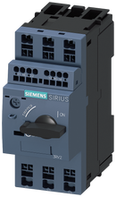 Siemens 3RV2011-1HA25 Circuit breaker size S00 for motor protection, CLASS 10 A-release 5.5...8 A N-release 104 A Spring-type terminal Standard switching capacity with transverse auxiliary switches 1 NO+1 NC