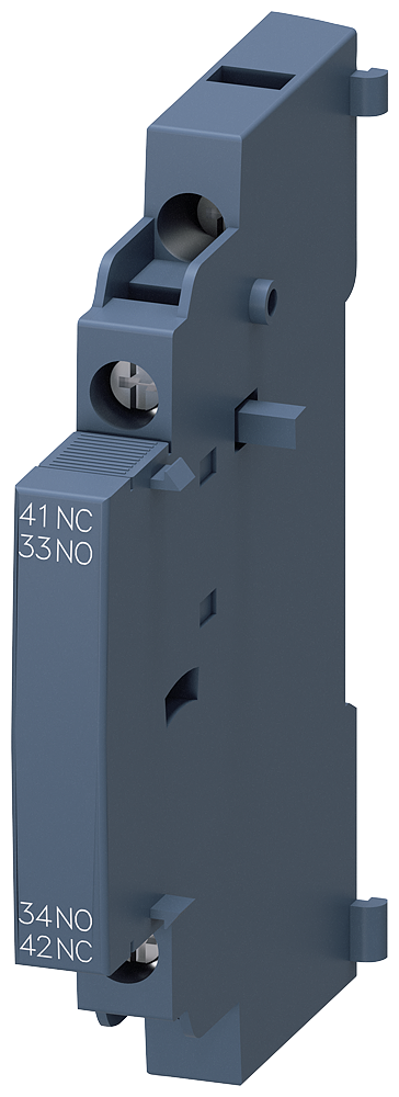 Siemens 3RV2901-1A Auxiliary switch can be mounted on the side 1 NO+1 NC screw terminal for circuit breaker 3RV2