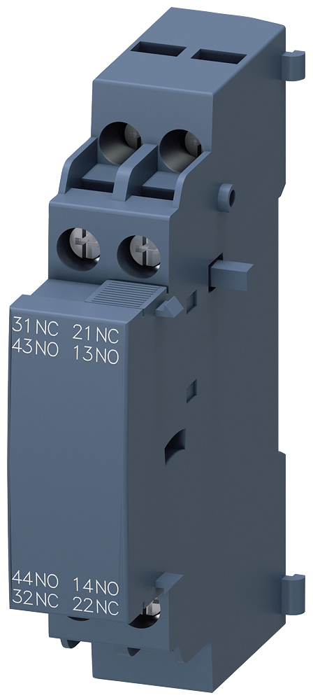 SIEMENS 3RV2901-1J Auxiliary switch attachable on the side 2 NO + 2 NC for circuit breaker, S00/S0