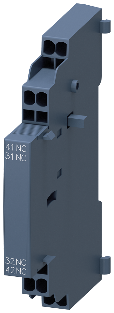 SIEMENS 3RV2901-2C Auxiliary switch attachable on the side 2 NC, spring-type terminal for circuit breaker S00/S0