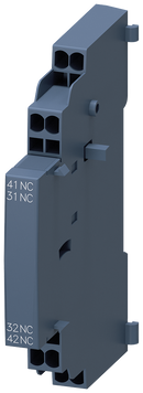 Siemens 3RV2901-2C Auxiliary switch can be mounted on the side 2 NC spring-type terminal for circuit breaker 3RV2