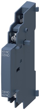 Siemens 3RV2901-4A Auxiliary switch can be mounted on the side 1 NO+1 NC ring cable lug connection for circuit breaker 3RV2
