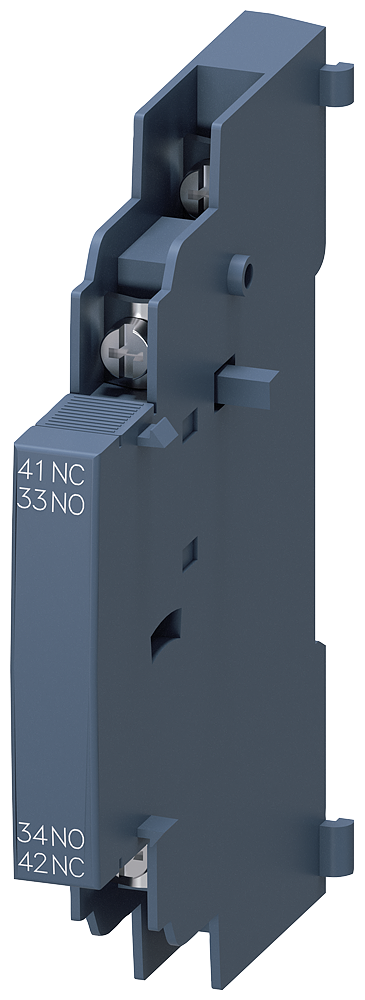 Siemens 3RV2901-4A Auxiliary switch can be mounted on the side 1 NO+1 NC ring cable lug connection for circuit breaker 3RV2