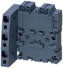 Siemens 3RV2917-1A 3-phase busbar with infeed left for 2 circuit breakers Size S00 and S0