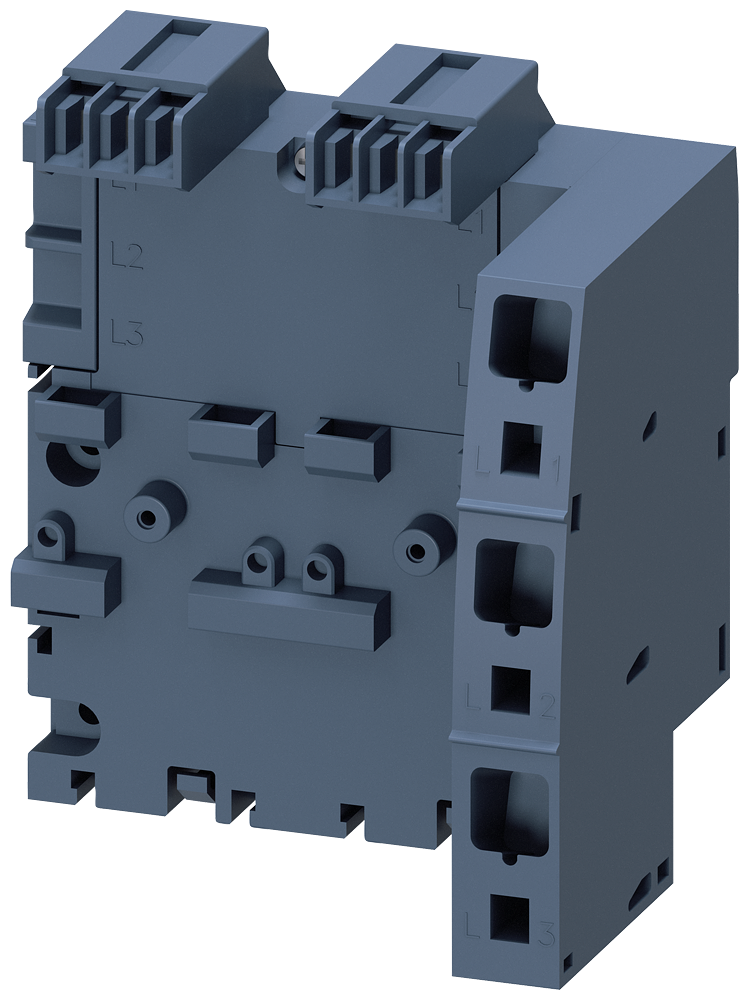 Siemens 3RV2917-1E 3-phase busbar with infeed right for 2 circuit breakers Size S00 and S0