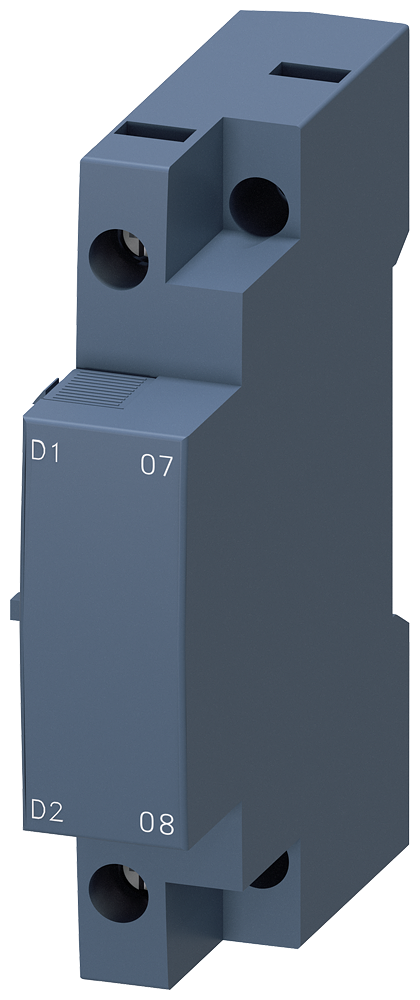 SIEMENS 3RV2922-1CB0 Undervoltage release, 24 V AC, 50 Hz/60 Hz, with leading auxiliary contact 2 NO