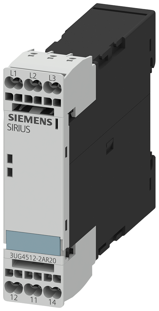 SIEMENS 3UG4512-2AR20 Monitoring relay, analog, phase failure and sequence 3x 160-690 V AC 50 to