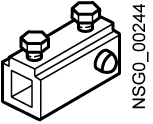 SIEMENS 8UC7058 Reducer 8 mm/6 mm, spare part for door-coupling rotary operating mechanism 8UC7