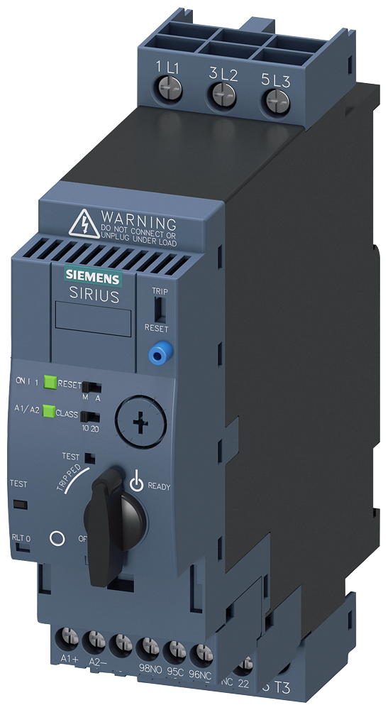 SIEMENS 3RA6120-1EB32 SIRIUS compact load feeder direct on-line starter 400 V, 24 V AC/DC, 50-60 Hz, 8-32 A