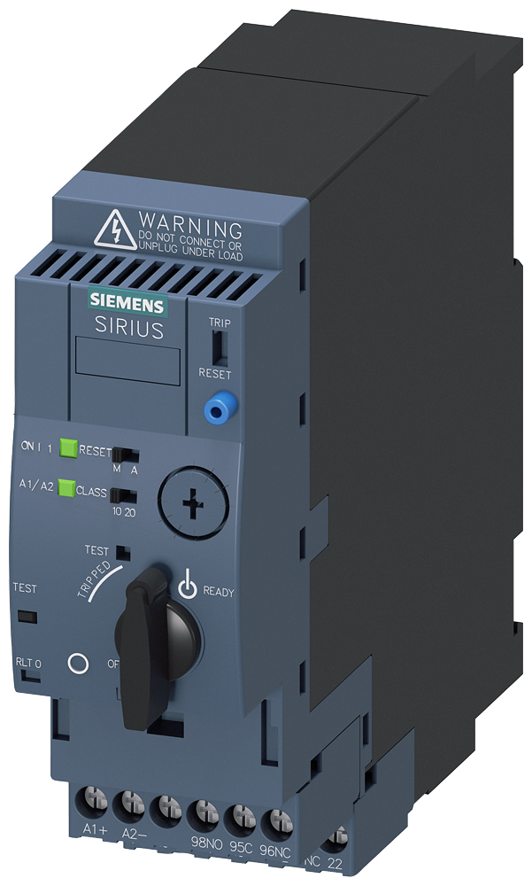SIEMENS 3RA6120-1CP33 SIRIUS compact load feeder direct on-line starter 690 V, 110-240 V AC/DC, 50-60 Hz, 1-4 A