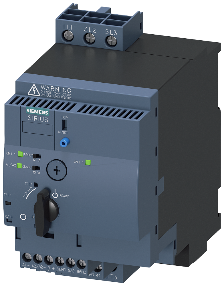 SIEMENS 3RA6250-1CP32 SIRIUS compact load feeder reversing starter 690 V, 110-240 V AC/DC, 50-60 Hz, 1-4 A