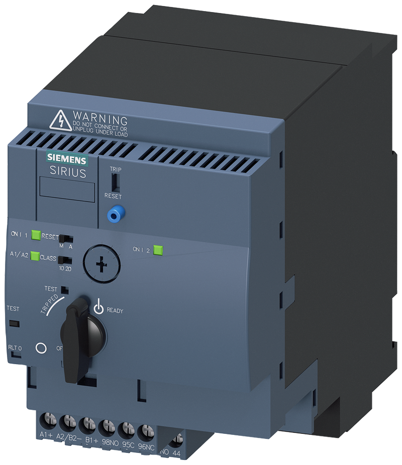 SIEMENS 3RA6250-1DB33 SIRIUS compact load feeder reversing starter 690 V, 24 V AC/DC, 50-60 Hz, 3-12 A