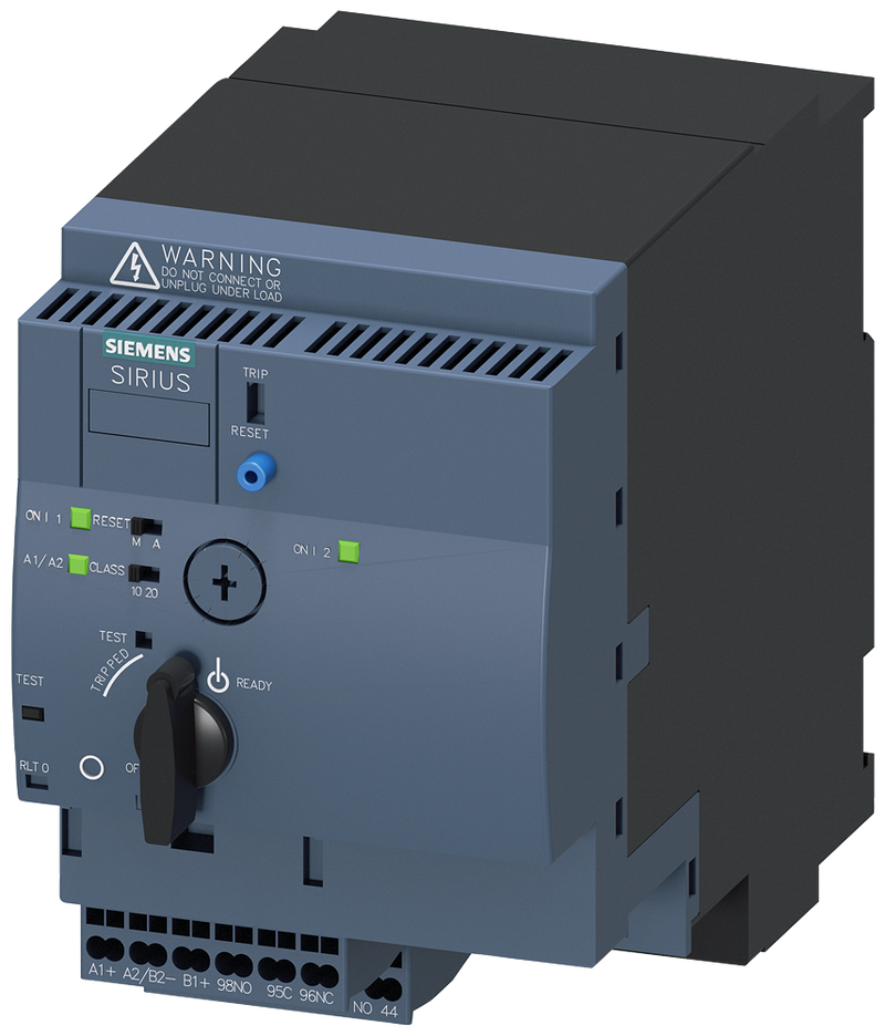 SIEMENS 3RA6250-2CB33 SIRIUS compact load feeder reversing starter 690 V, 24 V AC/DC, 50-60 Hz, 1-4 A