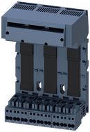 SIEMENS 3RA6823-0AC Triple extension block, connection main circuit: spring-loaded terminal, 3