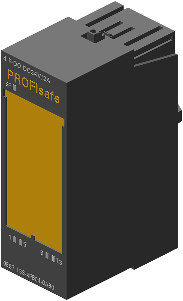 SIEMENS 6ES7138-4FB04-0AB0 SIMATIC ET 200S 4F-DQ 24 V DC/2 A PROFIsafe