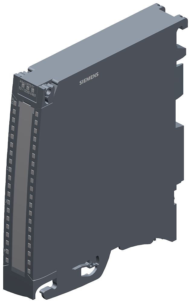 SIEMENS 6ES7531-7QD00-0AB0 SIMATIC S7-1500 AI 4xU/I/RTD/TC ST 25 mm Incl. front connector push-in, power supply element, shield bracket, and shield terminal