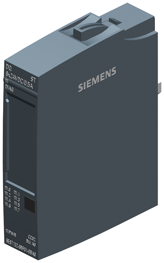 SIEMENS 6ES7132-6BF01-0BA0 SIMATIC ET 200SP DQ 8x24VDC/0.5A ST