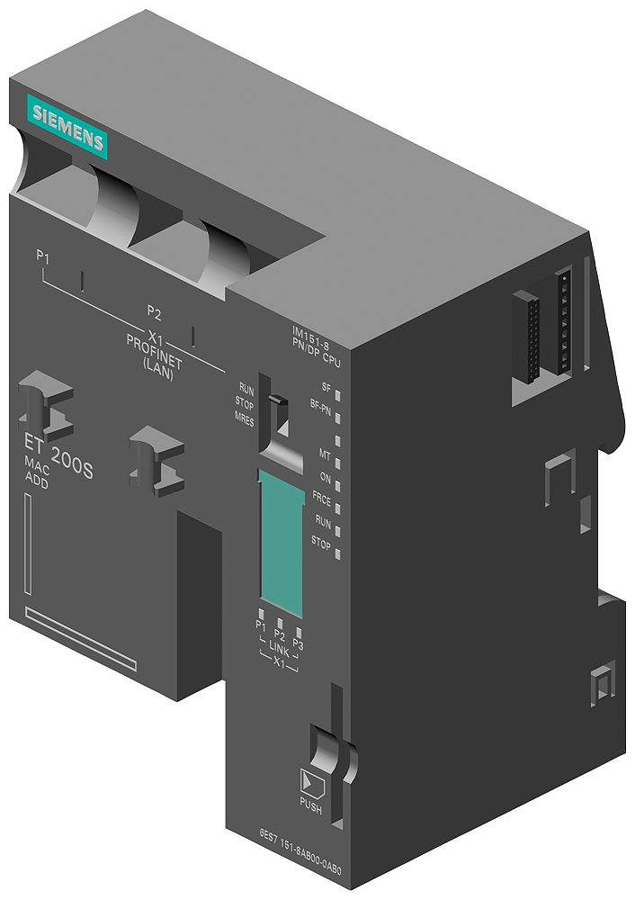 SIEMENS 6ES7151-8AB01-0AB0 SIMATIC ET 200S IM 151-8 PN/DP CPU 192 KB