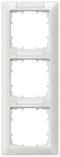 SIEMENS 5TG2553-2 DELTA line titanium white frame, triple with labeling field vertical