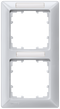 SIEMENS 5TG2552-5 DELTA line aluminum metallic frame, double with labeling field vertical