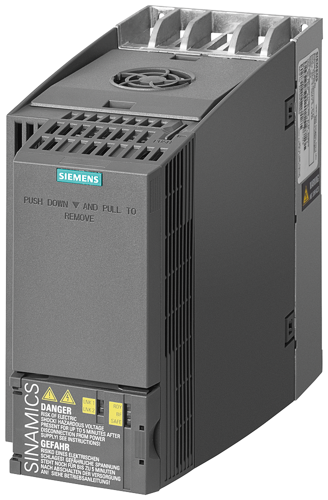 SIEMENS 6SL3210-1KE21-3AF1 SINAMICS G120C 3AC 380-480 V 5,50 kW PROFINET, EtherNet/IP IP20 / UL open type