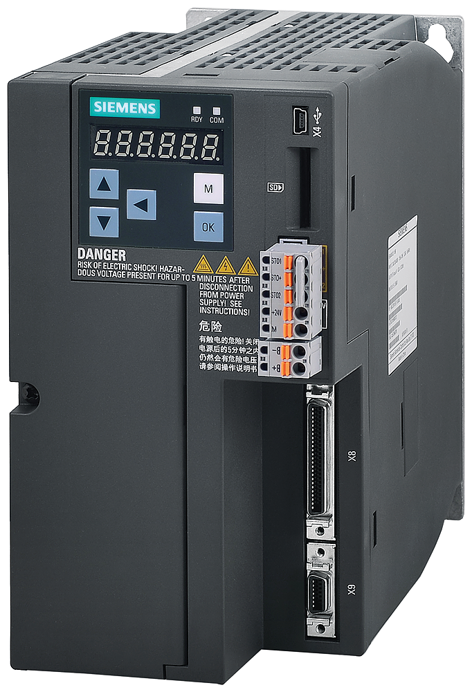 SIEMENS 6SL3210-5FE11-5UA0 SINAMICS V90, 3 AC 380-480 V, 1,75 kW, IP20 / UL open type, FSB