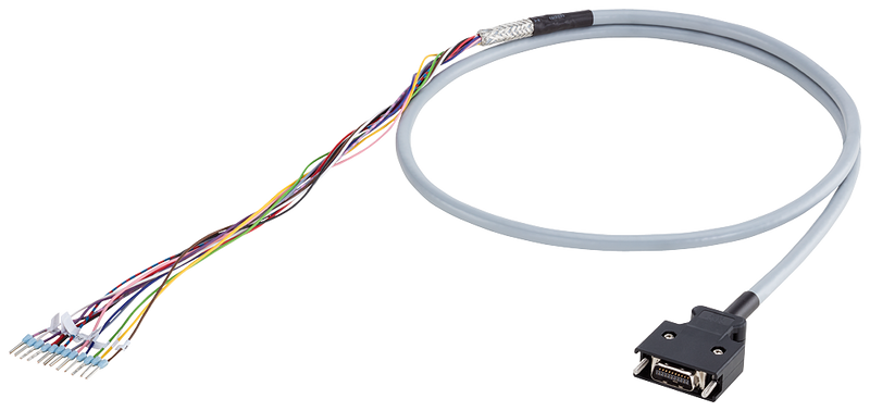 SIEMENS 6SL3260-4MA00-1VB0 SINAMICS V90, konfektioniertes E/A Kabel, 1 m