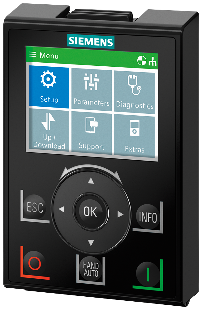 SIEMENS 6SL3255-0AA00-4JA2 SINAMICS Intelligent Operator Panel (IOP-2), IP55 / UL type 12