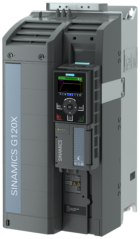 SIEMENS 6SL3220-3YH18-0UF0 SINAMICS G120X, IP20 / UL open type, FSD, UF, 3 AC 500-690 V, 3,00 kW