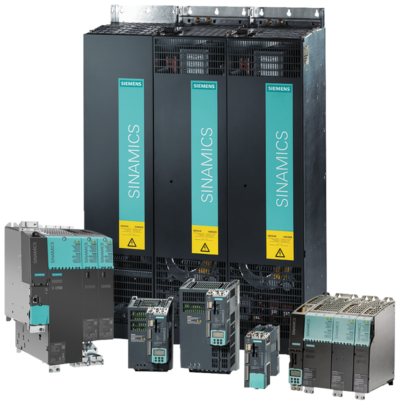 SIEMENS 6SL3320-1TG41-3AA3 SINAMICS S120 Single Motor Module Input: 675-1035 V DC Output: 0-690V 3AC, 1270A Type rating: 1200kW Built-in unit IP00 Internal air cooling incl. ...