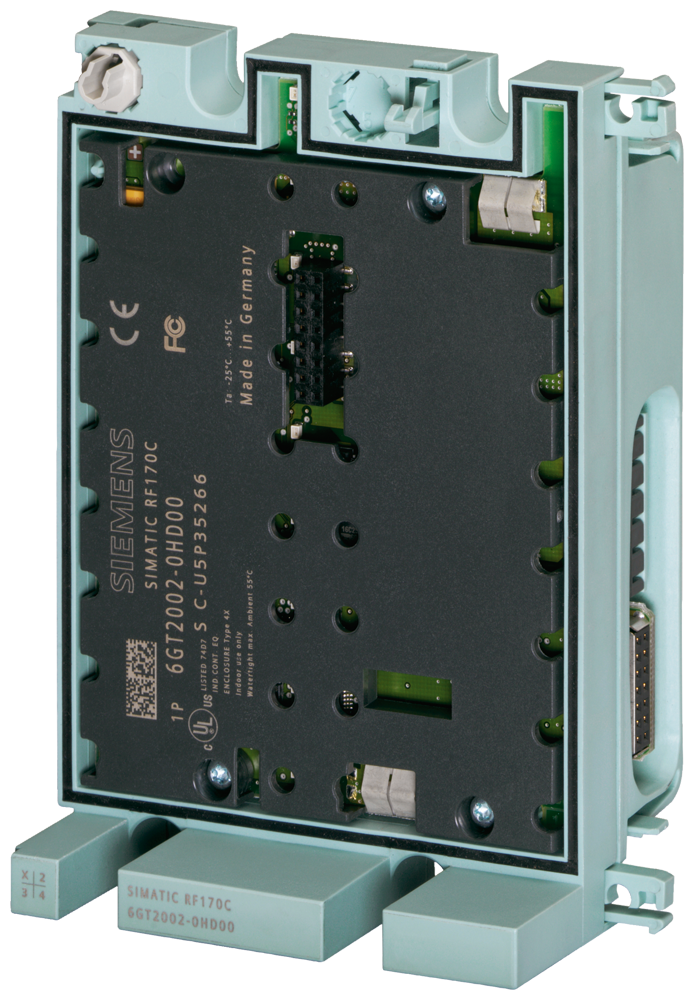 SIEMENS 6GT2002-0HD01 RFID communication module, RF170C for installation in ET 200pro, 2 readers connectable