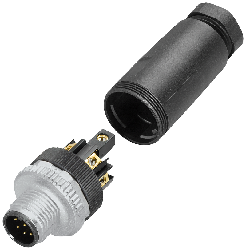 SIEMENS 6GT2090-0BE00 RF plug M12 8-pole, male, straight, screw connection, minimum order quantity 5 units