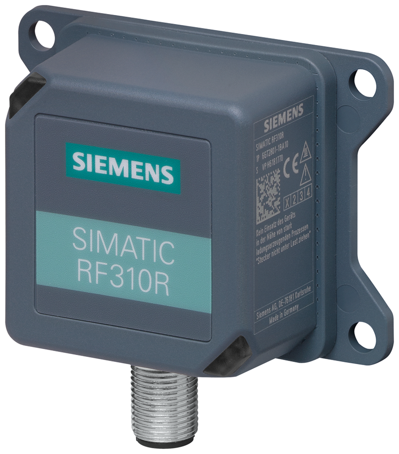 SIEMENS 6GT2801-1BA10-0AX2 SIMATIC RF300 reader RF310R (GEN2) RS422 (3964R), IP67, -25 to +70 ?C