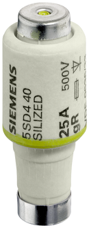 SIEMENS 5SD440 SILIZED fuse link 500 V for semiconductor protection quick-acting, size DII, E27