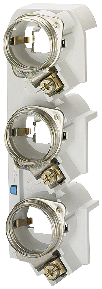 SIEMENS 5SF6215 SR60 base DIAZED DIII 3-pole 690 V AC 500 V DC for screw adapter for 5/10 mm