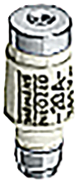 SIEMENS 5SE2304 NEOZED fuse link, D01, 4 A, gG, Un AC: 400 V, Un DC: 250 V