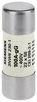 SIEMENS 3NW6205-1 SENTRON, cylindrical fuse link, 22x58 mm, 16 A, gG, Un AC: 690 V