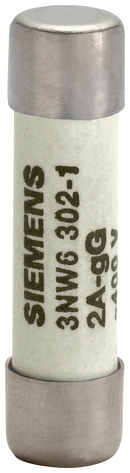 SIEMENS 3NW6304-1 SENTRON, cylindrical fuse, 8 x 32 mm, 4 A, gG, Un AC: 400 V