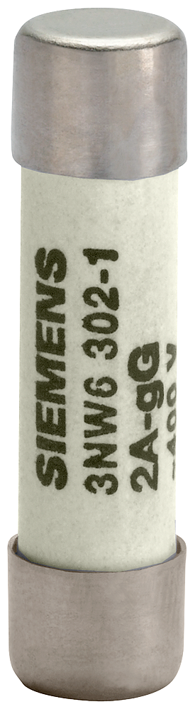 SIEMENS 3NW6303-1 SENTRON, cylindrical fuse, 8 x 32 mm, 10 A, gG, Un AC: 400 V