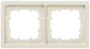 SIEMENS 5TG1322 DELTA style titanium white frame, double
