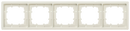 SIEMENS 5TG1325 DELTA style titanium white frame, quintuple
