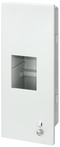 SIEMENS 5SW3006 Wall enclosure, gray IP40, for flush mounting for built-in devices 2, 5 MW maximum width